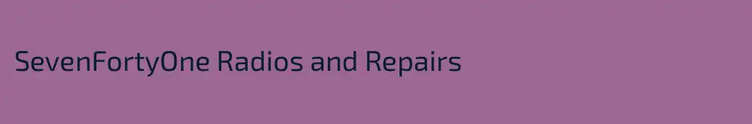 SevenFortyOne Radios and Repairs